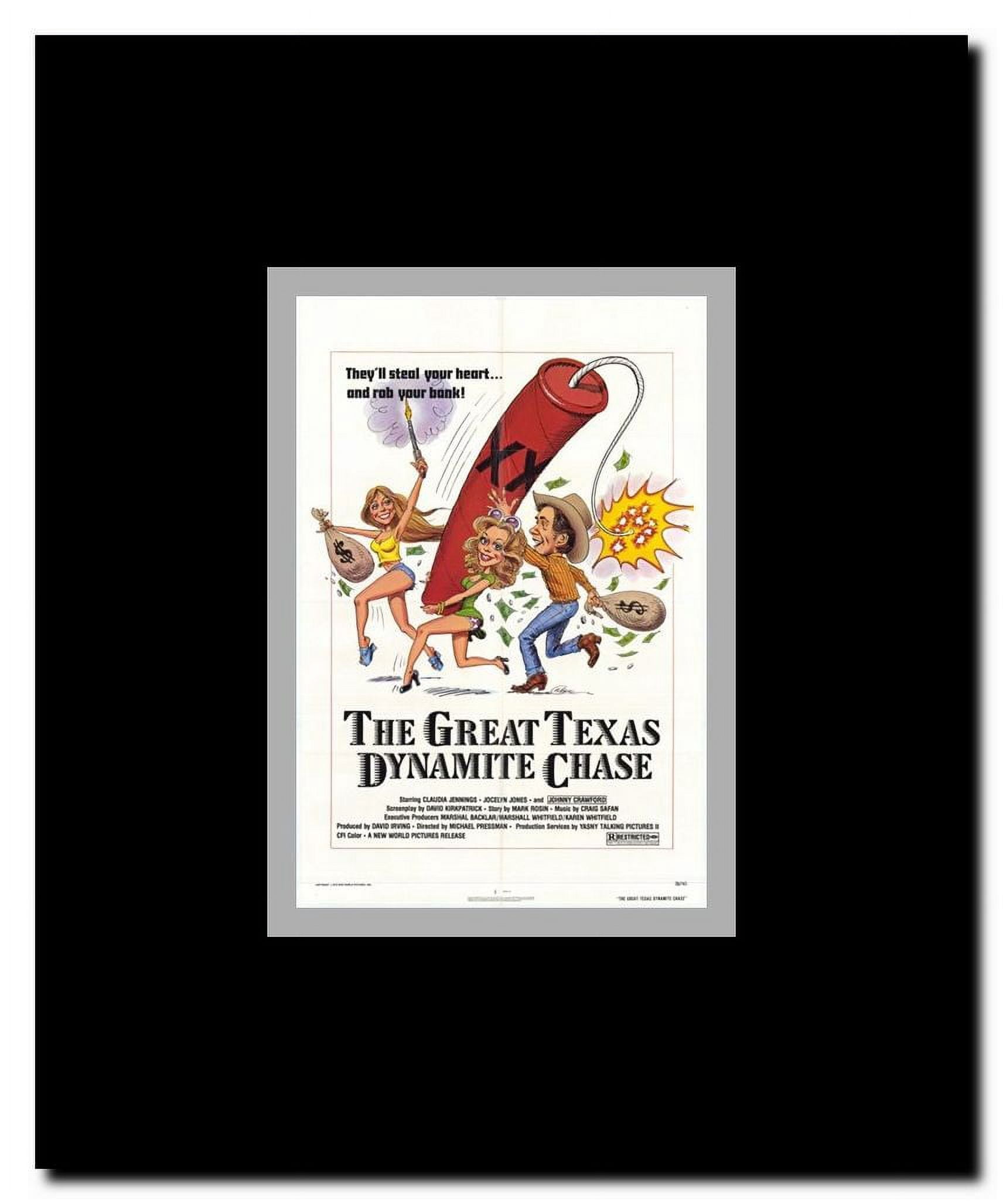 Great Texas Dynamite Chase Framed Movie Poster