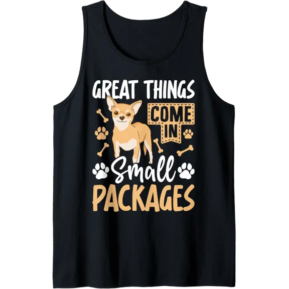 Great Things Come In Small Packages Tank Top Size S-3XL