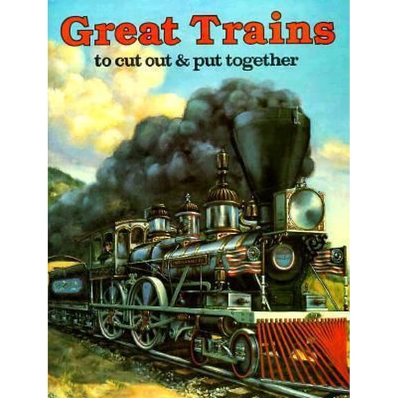 Pre-Owned Great Trains-Coloring Book (Paperback) 0883880709 9780883880708