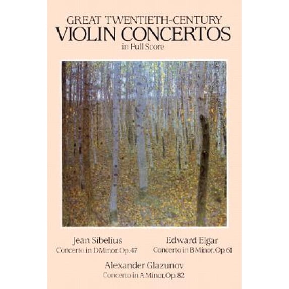 Pre-Owned Great Twentieth-Century Violin Concertos in Full Score (Paperback) 0486285707 9780486285702
