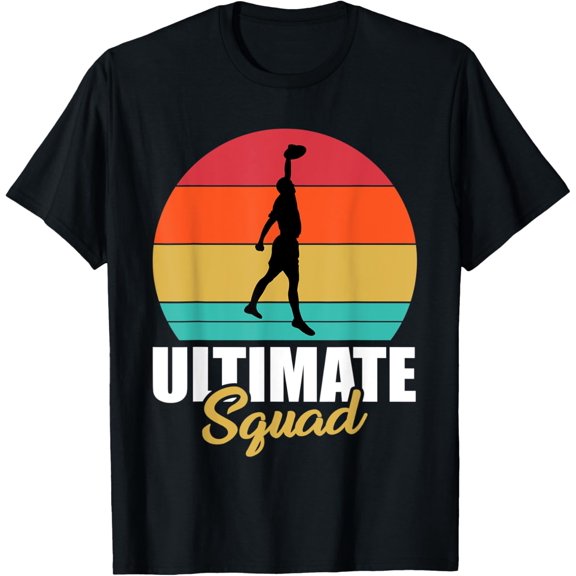 Great Ultimate Frisbee Squad Design Flying Disc T-Shirt