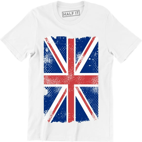 Great United Kingdom Distressed British Country Flag Men's T-Shirt
