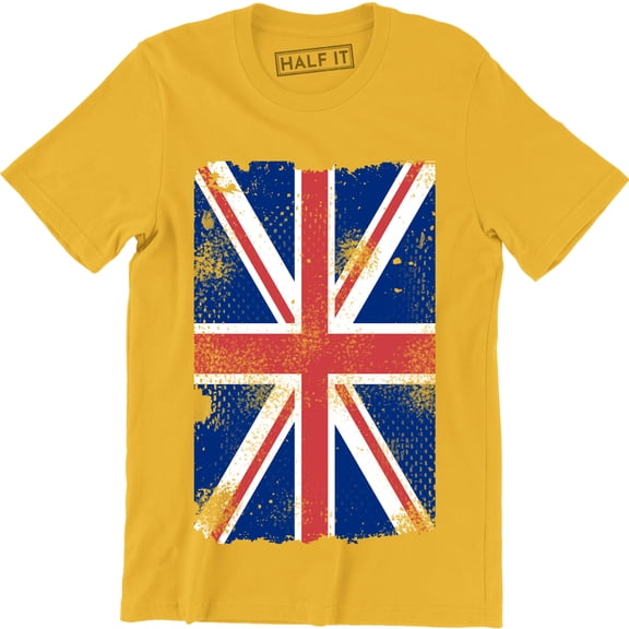 Great United Kingdom Distressed British Country Flag Men's T-Shirt