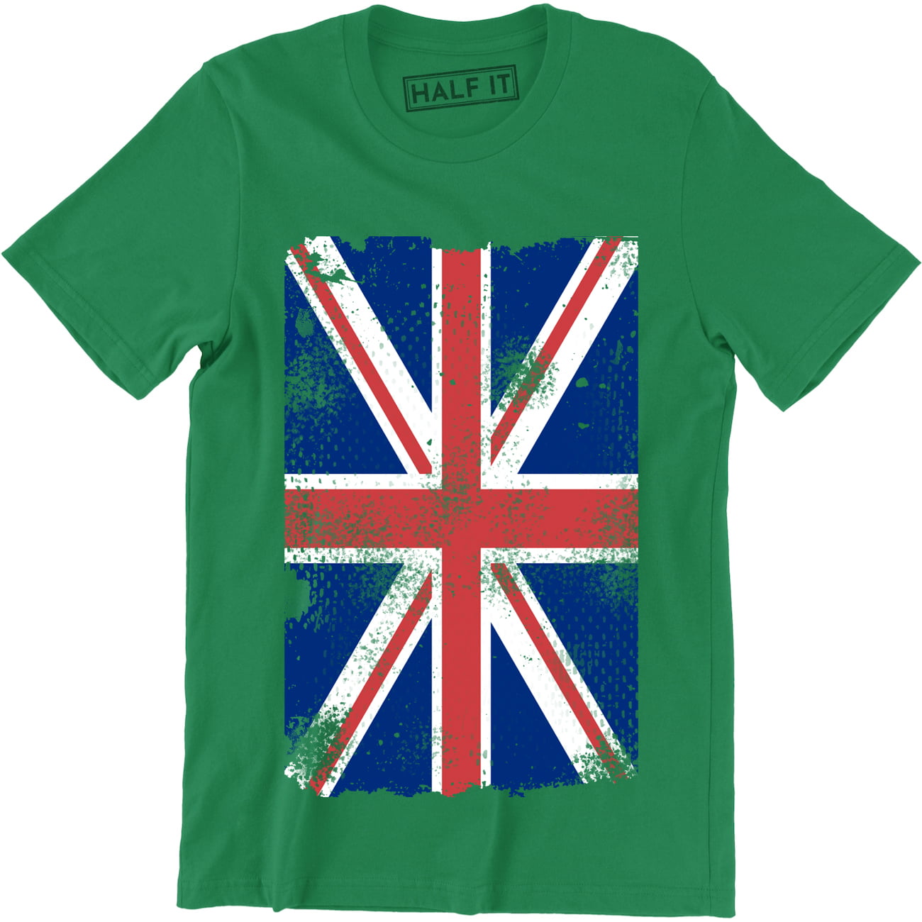 Great United Kingdom Distressed British Country Flag Men's T-Shirt ...