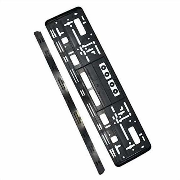 Great Universal Euro License Plate Tag Holder Mount Adapter Bumper Frame Bracket