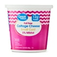 Great Value 0 Milkfat Small Curd Fat Free Cottage Cheese, 24 oz