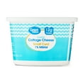 Great Value 1 Milkfat Small Curd Lowfat Cottage Cheese, 16 oz