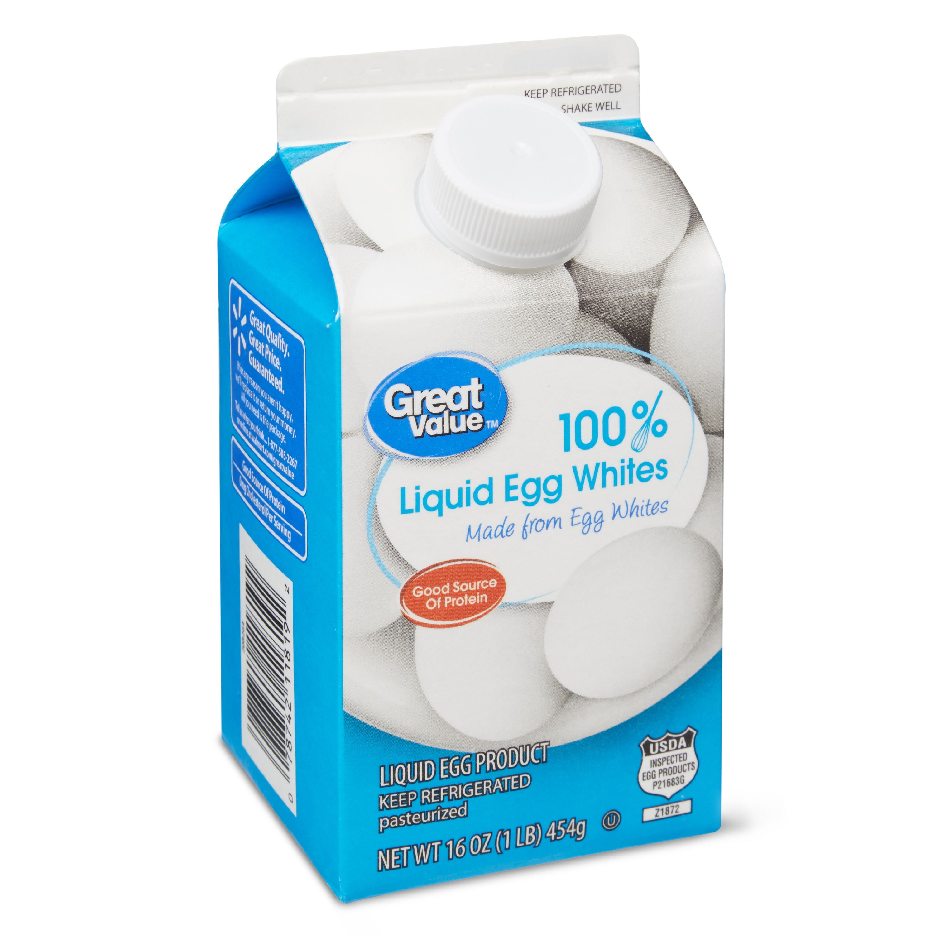 Great Value 100 Liquid Egg Whites 16 oz