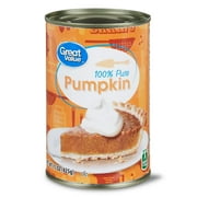 Great Value 100% Pure Pumpkin, 15 oz