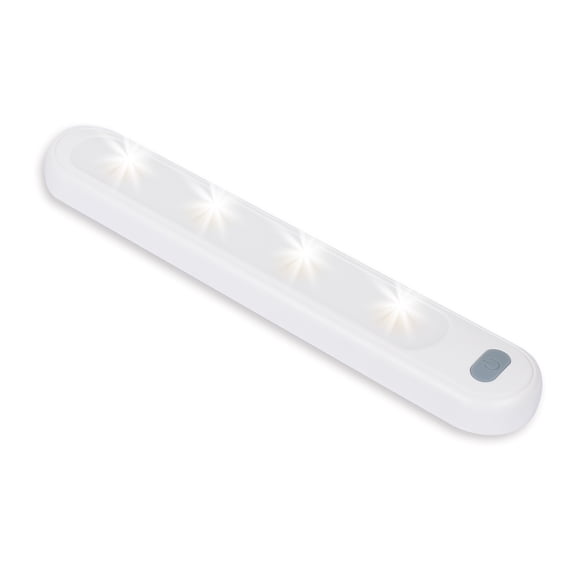 Great Value 12-Inch Wireless Battery Powered LED Light Bar for Indoor Use