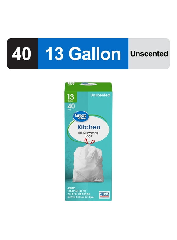 Sacchi Per Immondizia Aluf Plastics - 13 Galloni, Con Coulisse, Confezione Da 200 - Foto 7