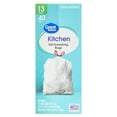 Great Value 13Gallon Drawstring Tall Kitchen Trash Bags, Unscented, 40