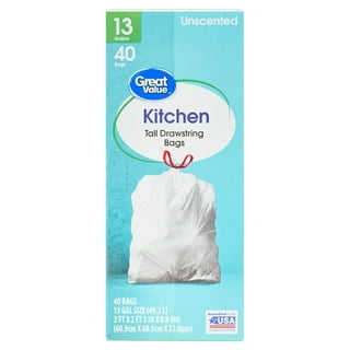 Hippo Sak hippo sak tall kitchen bags with handles, 13 gallon, unscented,  90 count