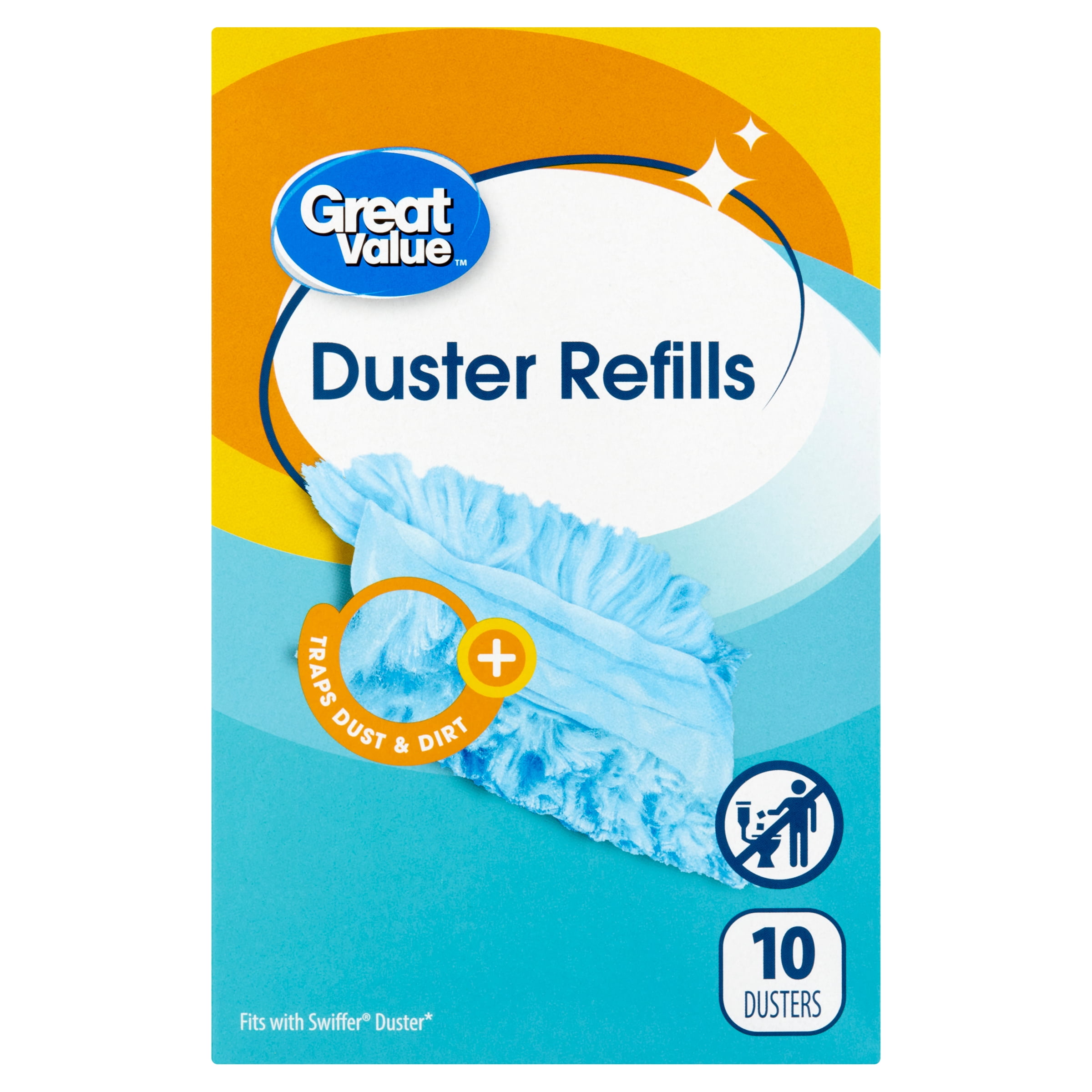 Set of 2 Washable and Reusable Duster Refills 