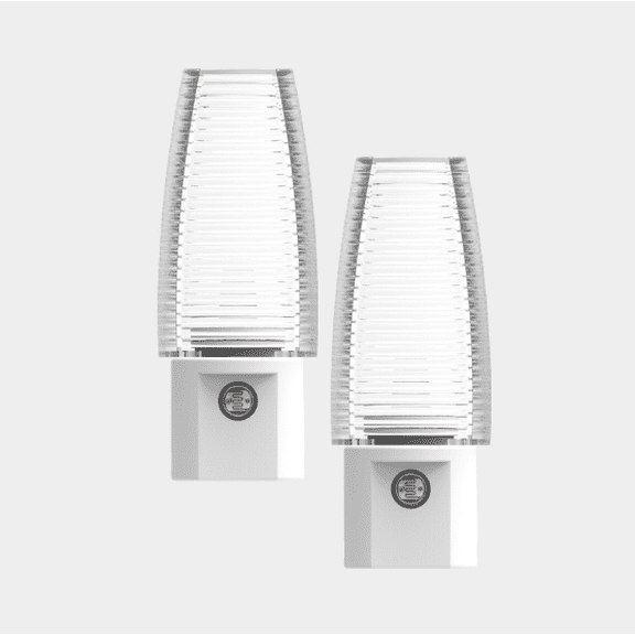 Great Value 2-Pack LED Automatic Night Light, Daylight, 1.97in Tall