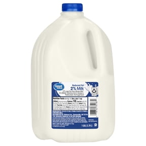 Great Value, 2% Reduced Fat Milk, Gallon