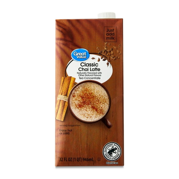 Great Value Classic Chai Latte Tea Concentrate, 32 fl oz