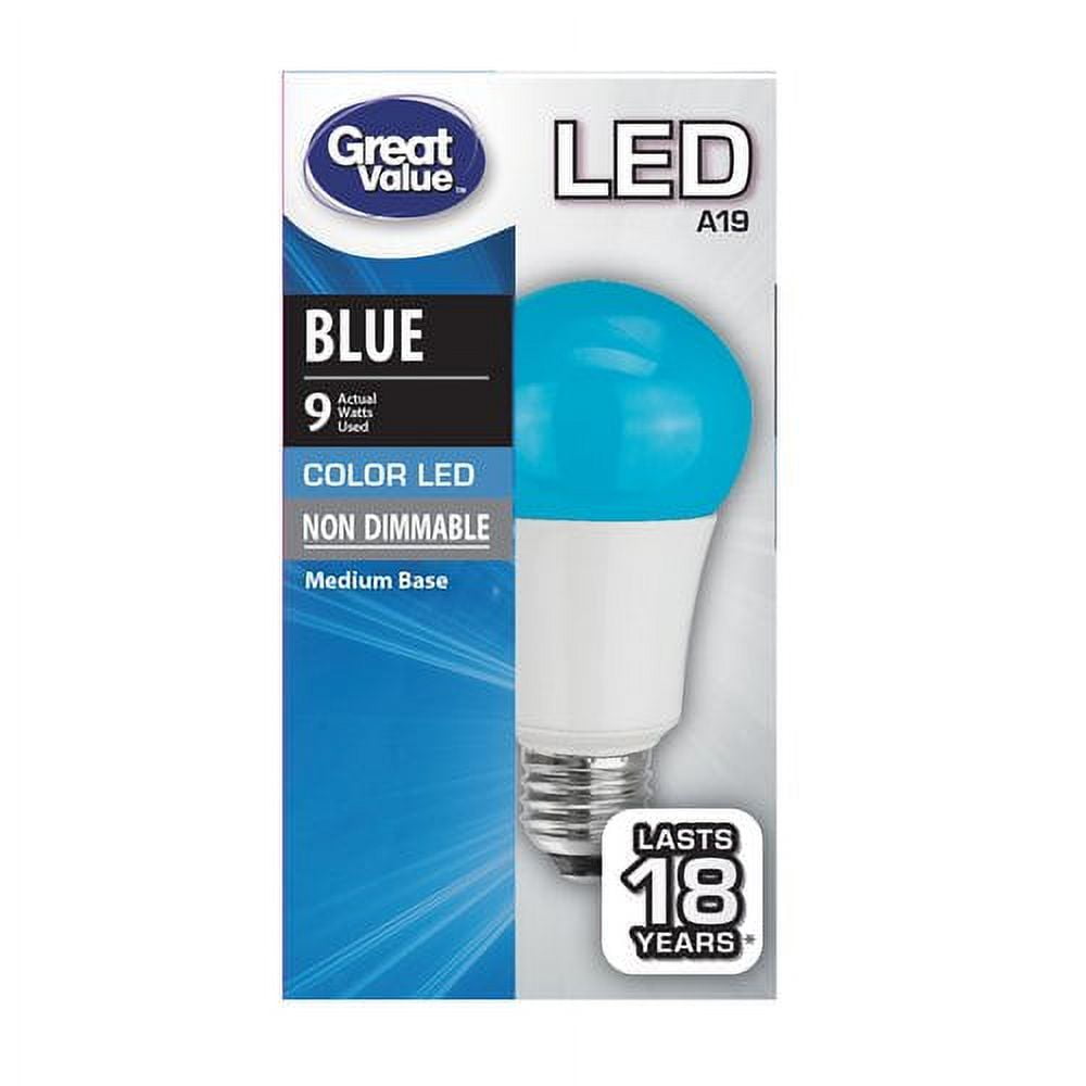 great value blue led non dimmable light bulb (9)