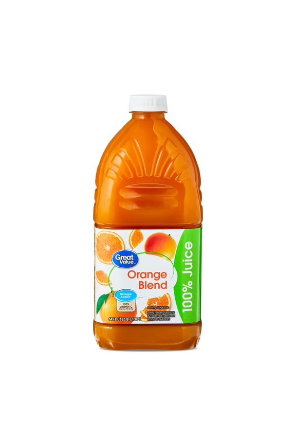 100% Juice Orange Blend, 64 fl oz