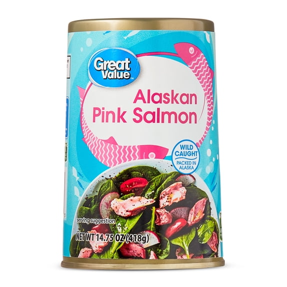 Great Value Alaskan Pink Salmon, 14.75 oz