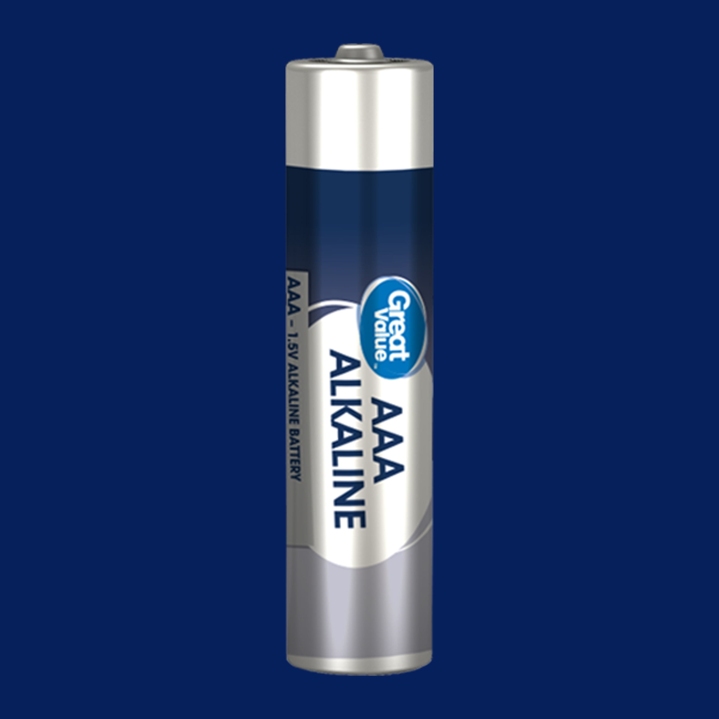 Great Value Alkaline AAA Batteries (24 Pack)
