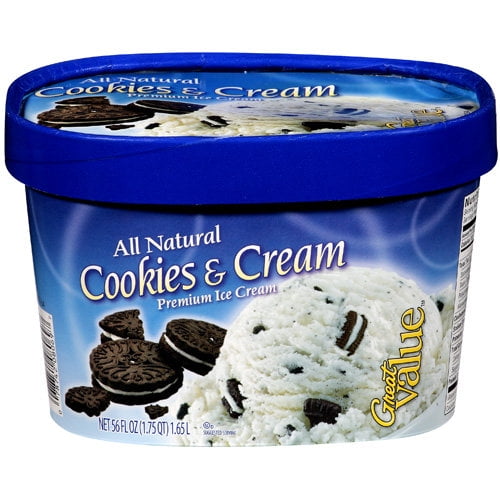 Great Value All Natural Cookies & Cream