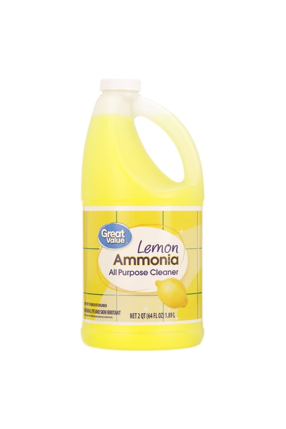 Ammonia All Purpose Cleaner, Lemon Scent, 64 fl oz