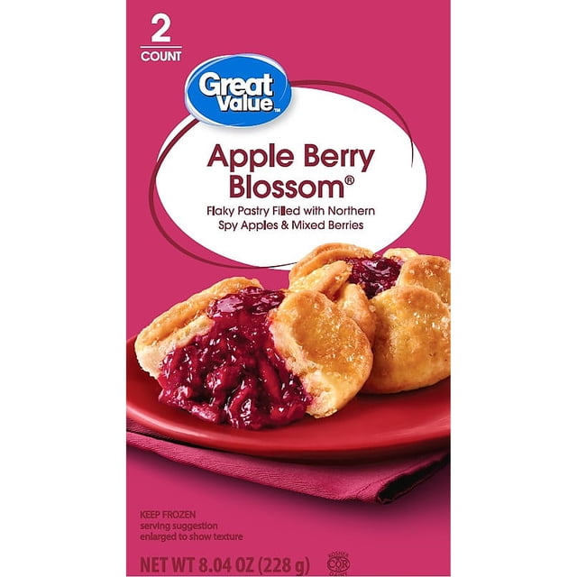 Great Value Apple Berry Blossom Dessert – Individually Wrapped Apple ...