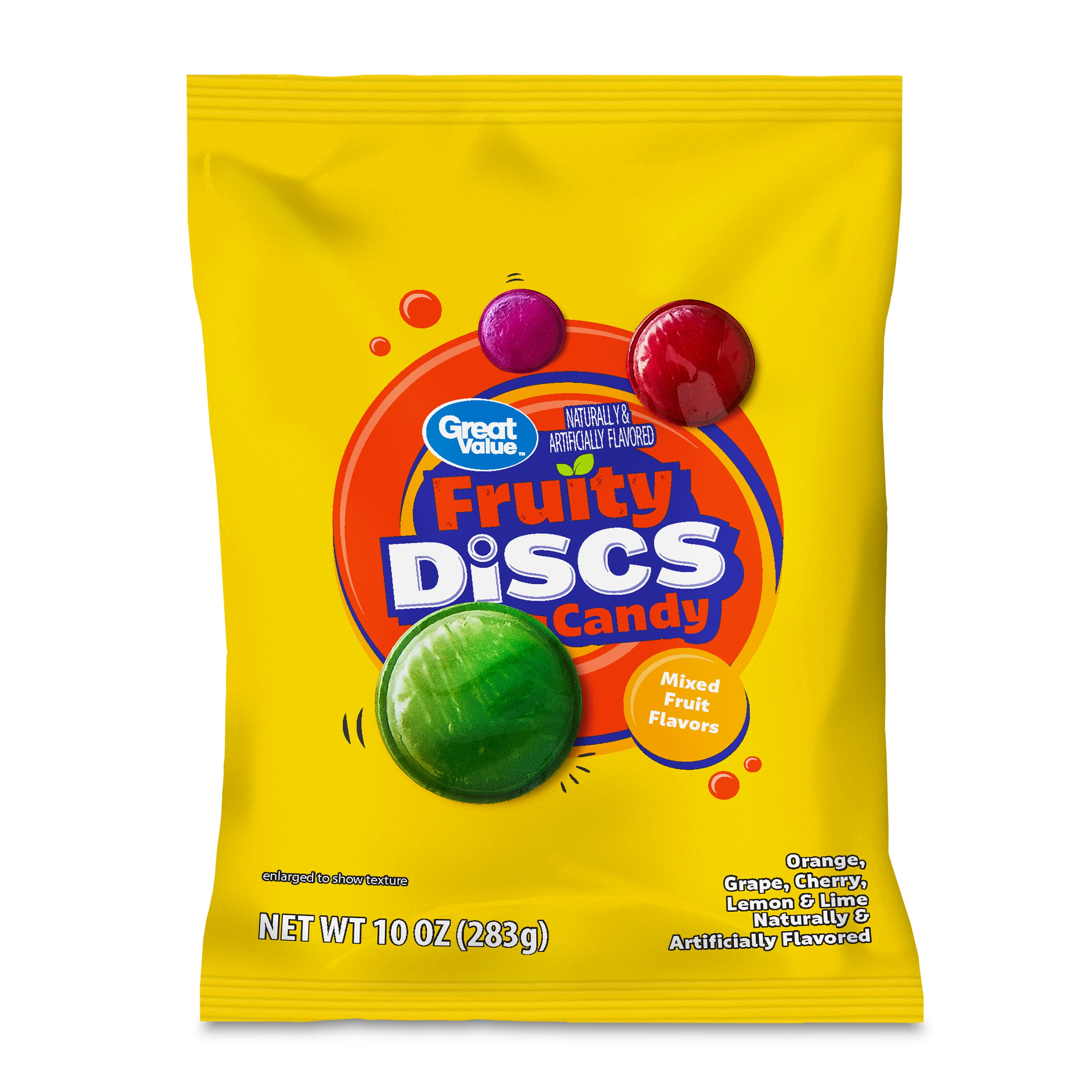 Great Value Assorted Fruit Hard Candy 10 oz with Orange Grape