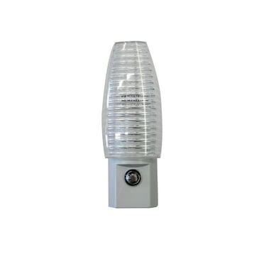 Great Value Automatic Night Light Base 1Pack with Replaceable C7 LED Included, 3.38in Tall