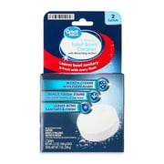 Great Value Automatic Toilet Bowl Cleaner Tablets with Bleaching Action, 3.5 oz, 2 Count