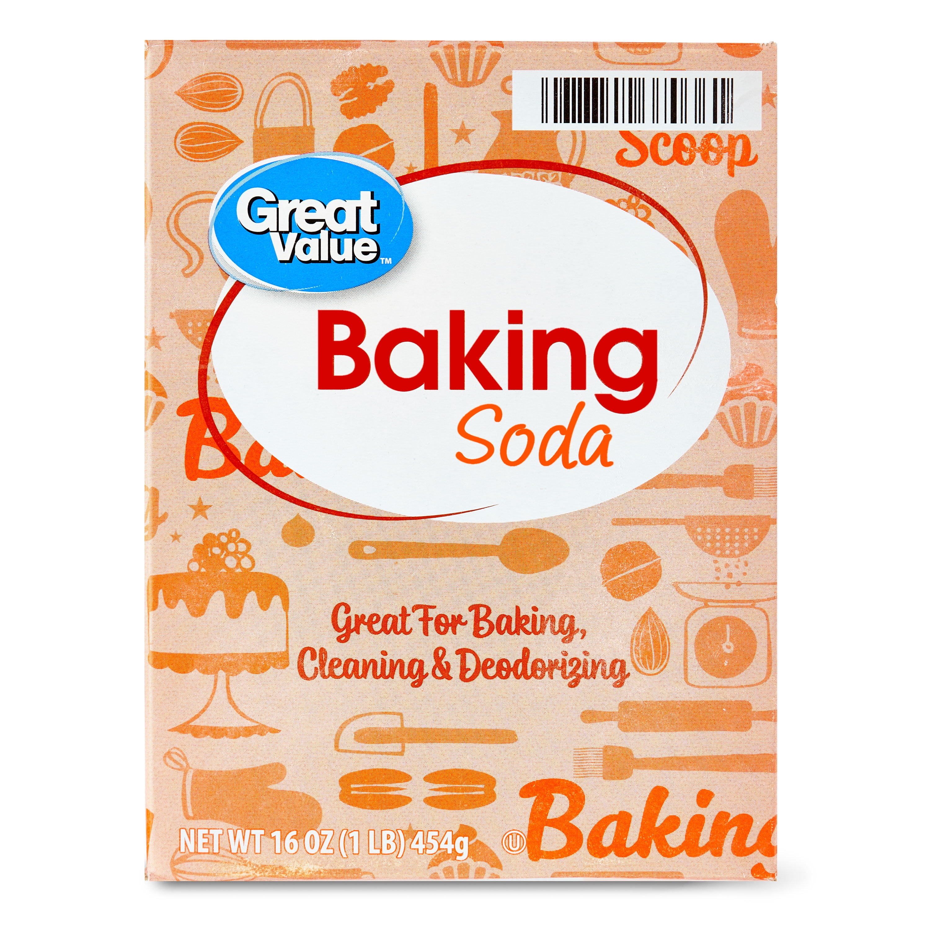 Great Value Baking Soda, 1 lb