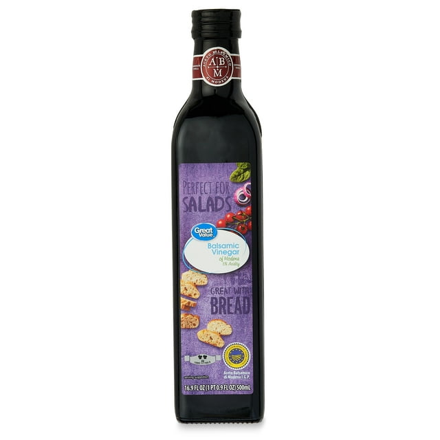Great Value Balsamic Vinegar of Modena, 16.9 fl oz