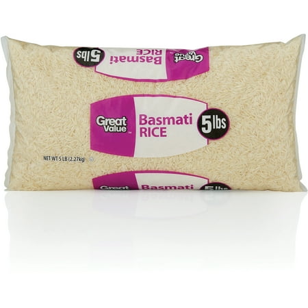 Great Value Basmati Rice, 5 lb