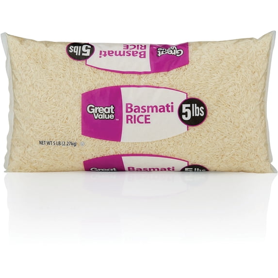 Great Value Basmati Rice, 5 lb