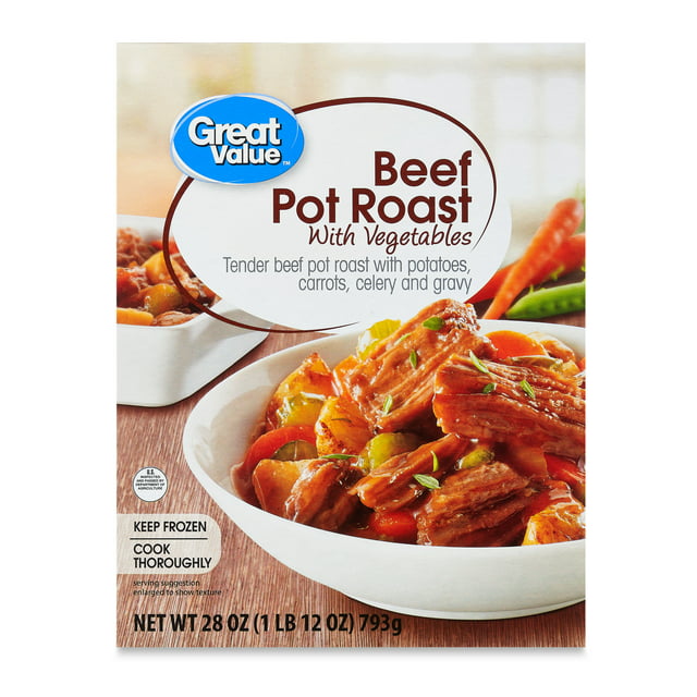Great Value Beef Pot Roast with Vegetables, 28 oz - Walmart.com