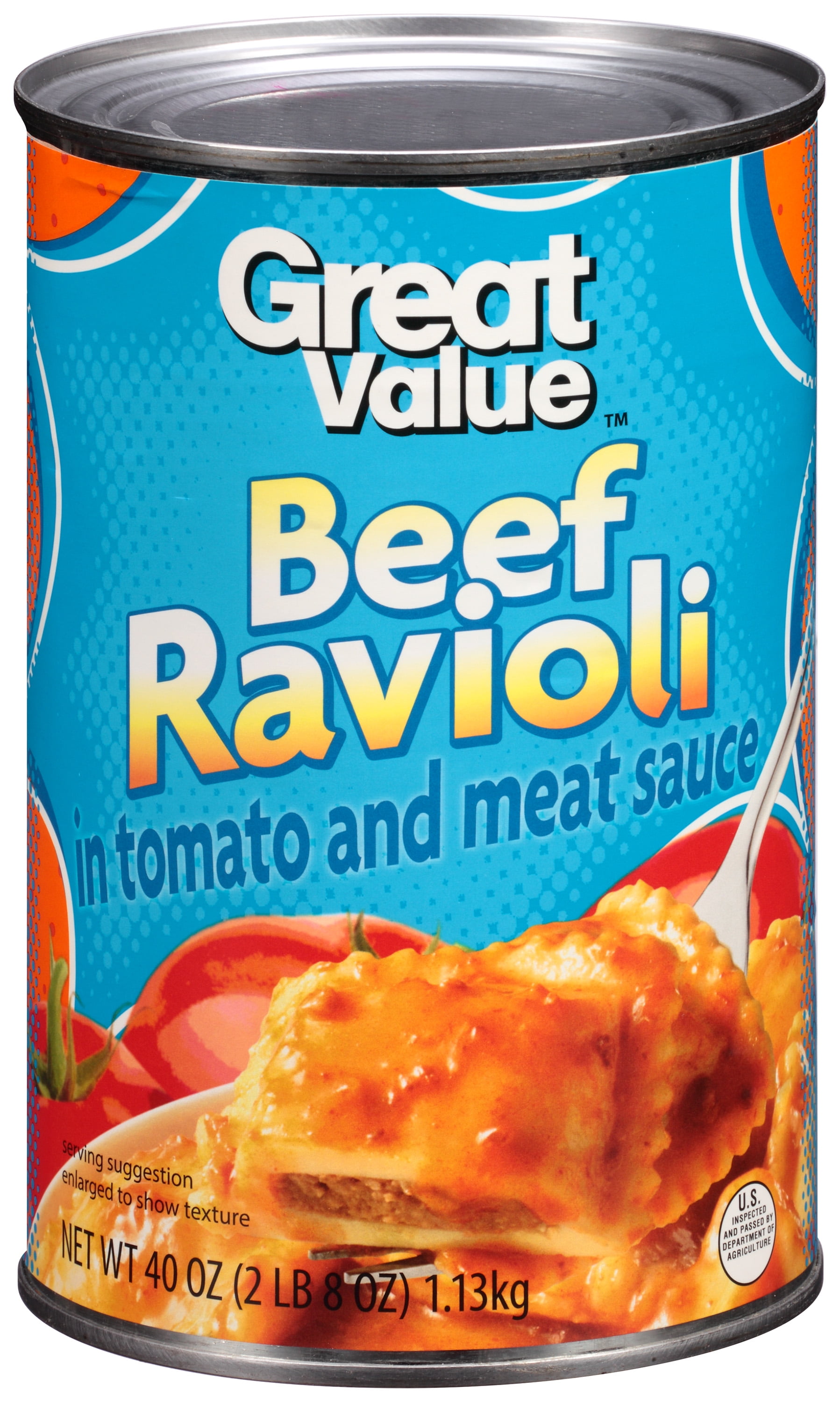 Great Value Beef Ravioli Pasta, 40oz