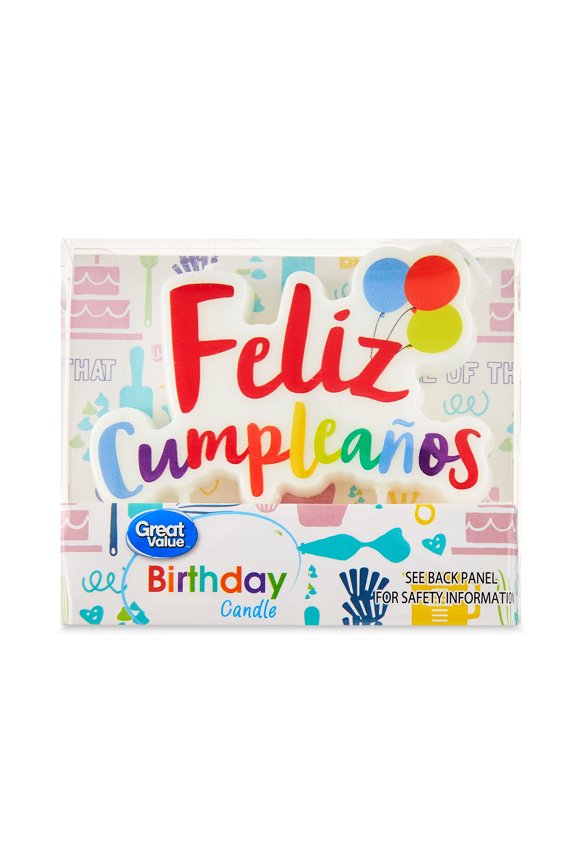Feliz Cumpleaos Birthday Candle