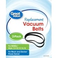 Great Value Bissell Replacments Vacuum Style 7 Belt, 2350 (2Pack)