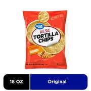 Great Value Bite Size Tortilla Chips Party Size, 18 oz