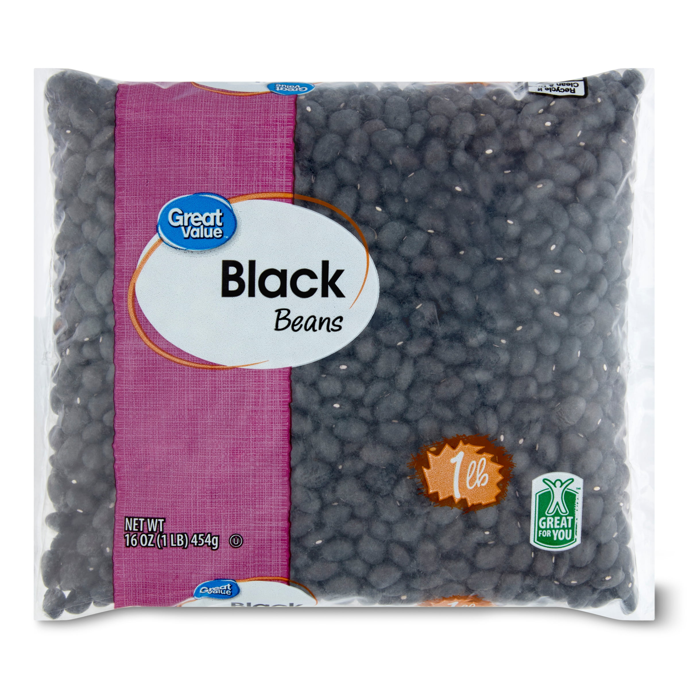 Great Value Black Beans, 16 oz