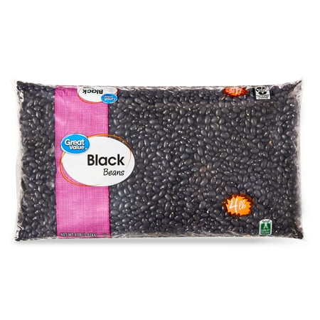 Great Value Black Beans, 4 lb