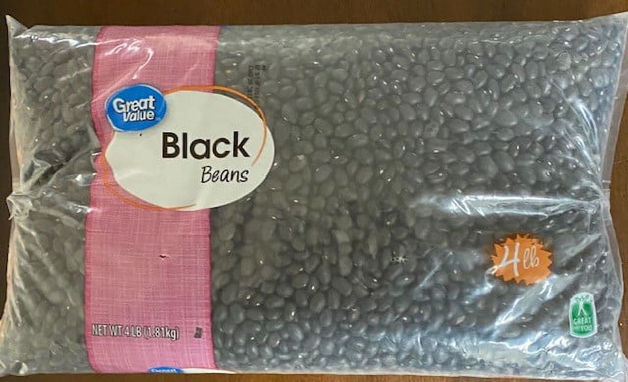 Great Value Black Beans 4lb