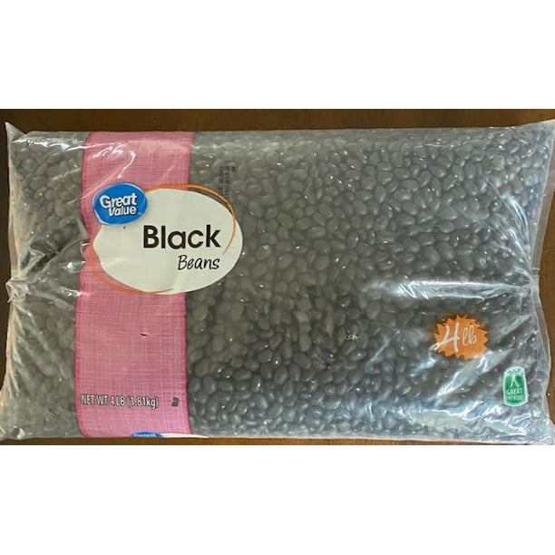 Great Value Black Beans 4lb