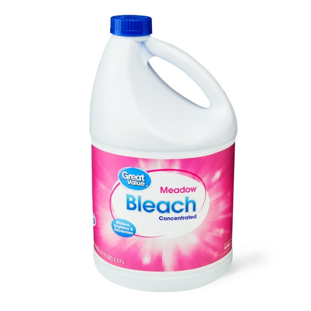 Great Value Bleach, Meadow Scent, 121 fl oz
