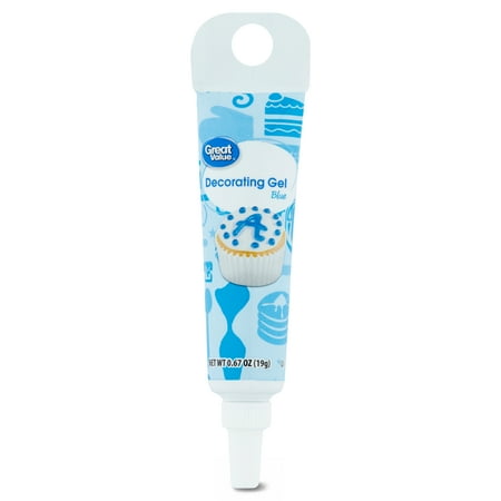 Great Value Blue Decorating Gel, 0.67 oz