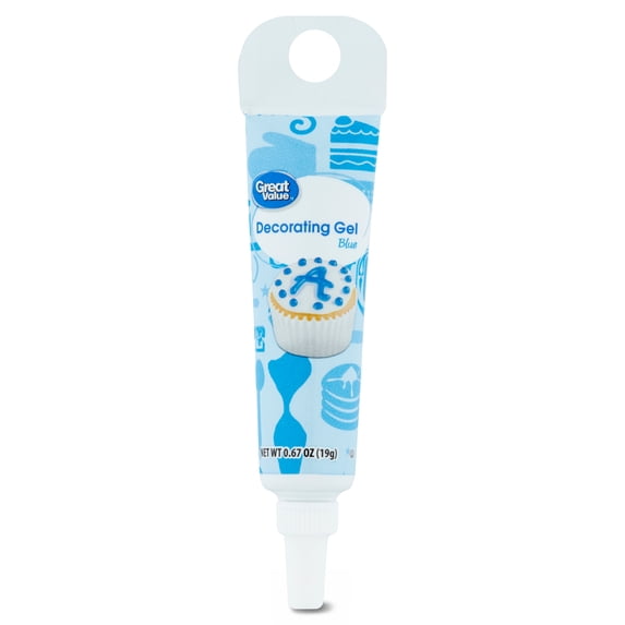 Great Value Blue Decorating Gel, 0.67 oz
