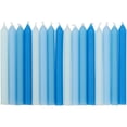 thumbnail image 1 of Great Value Blue Ombre Birthday Candles, 16-Count, 1 of 4