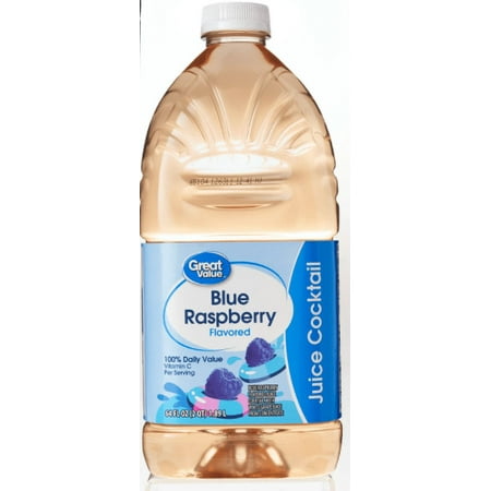 Great Value 64oz Blue Raspberry Juice Cocktail