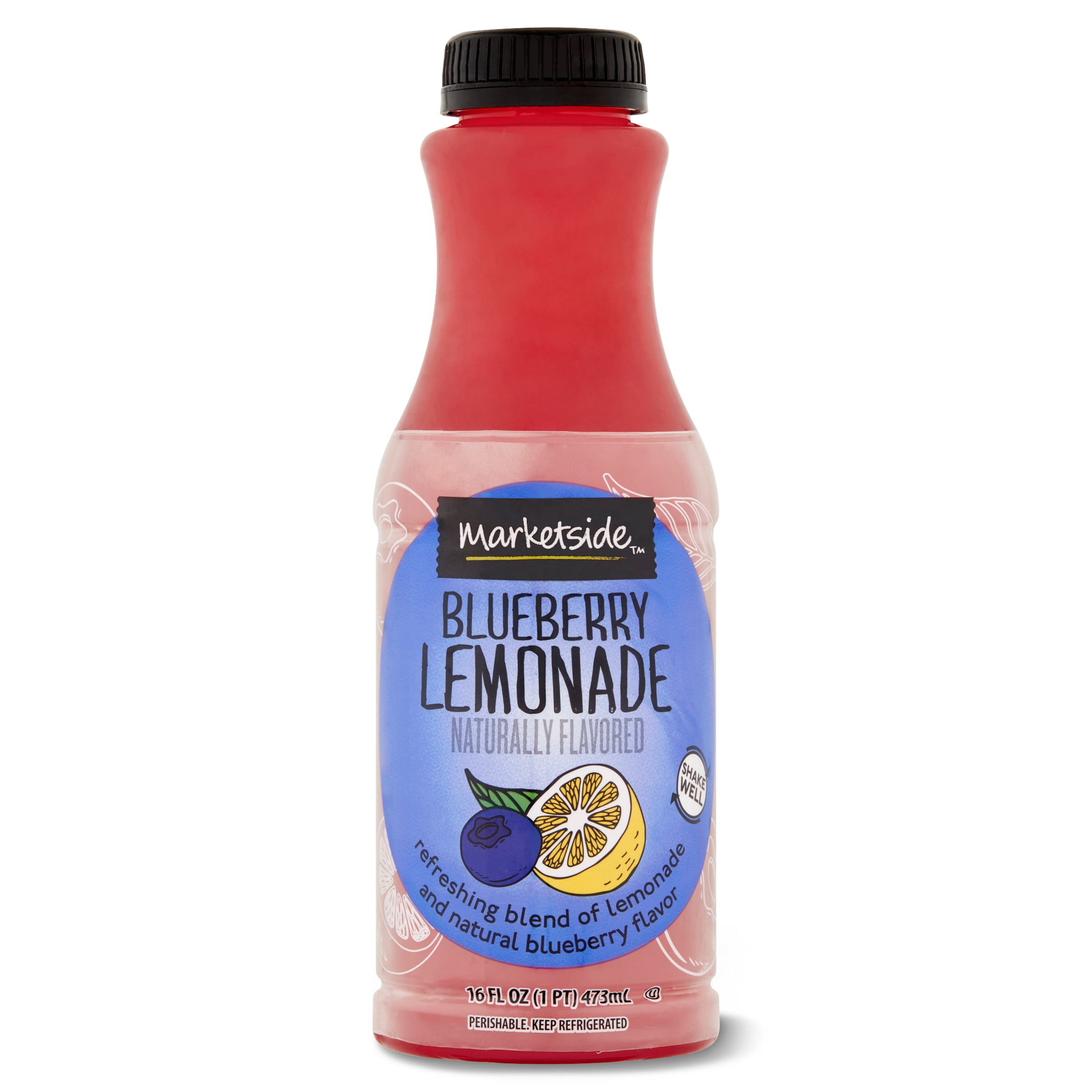 Great Value Blueberry Lemonade, 16 Fl Oz